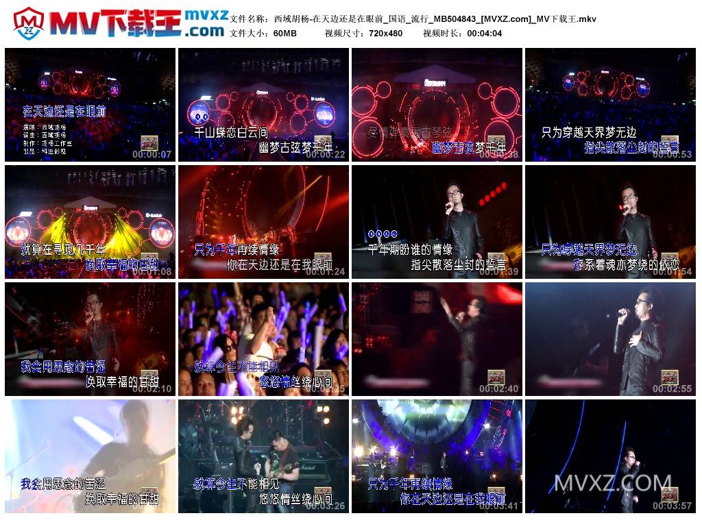 西域胡杨-在天边还是在眼前_国语_流行_MB504843